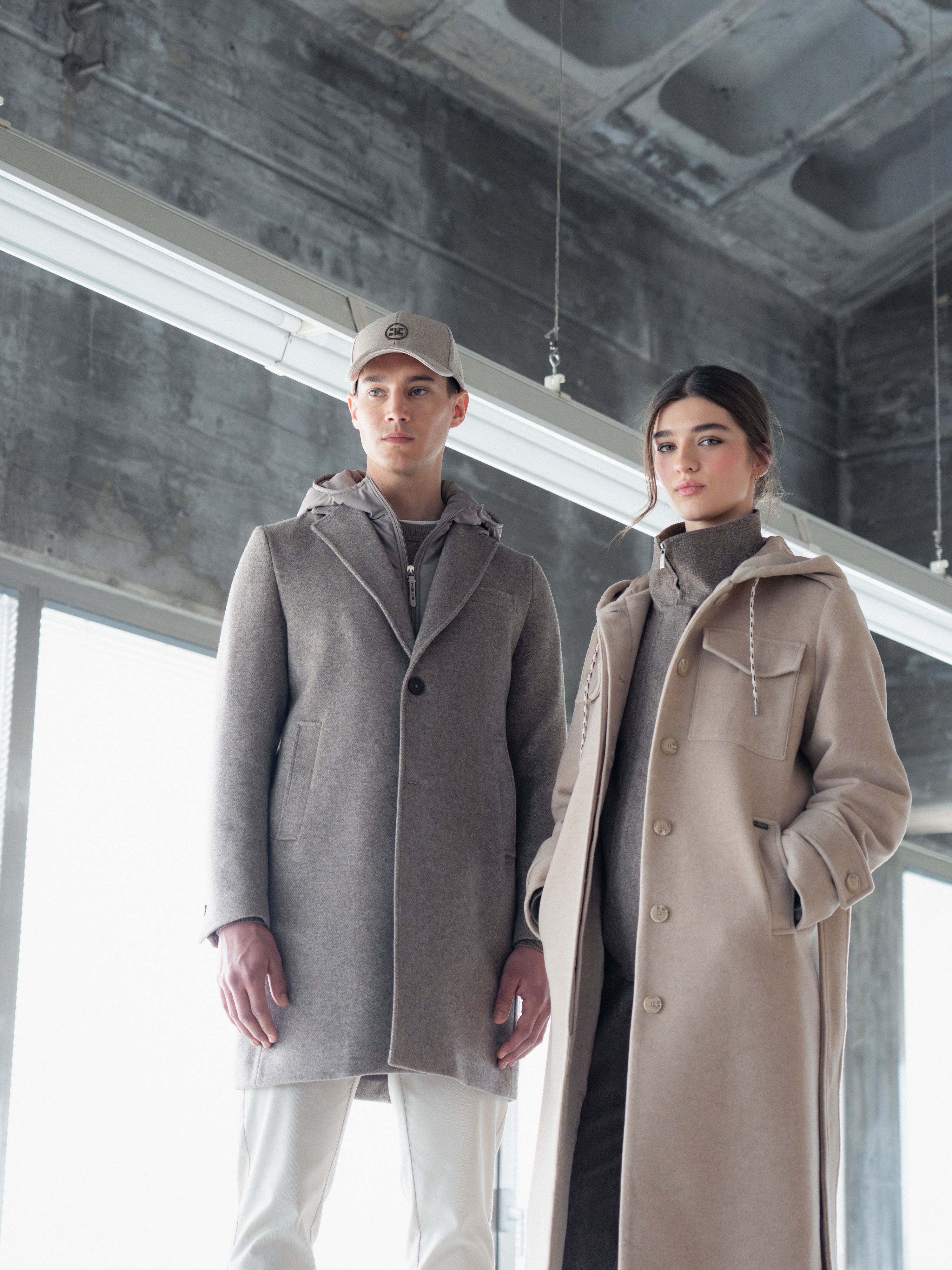 Contemporary outerwear and fashion collection